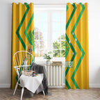 Custom Australia Socceroos Football Window Curtain 2025 Sporty Version