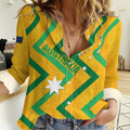 Custom Australia Socceroos Football Women Casual Shirt 2025 Sporty Version