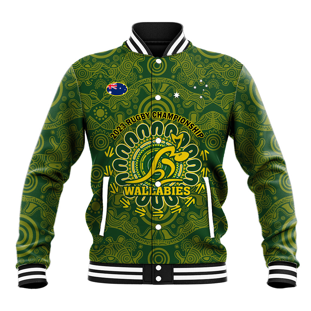 personalised-australia-rugby-baseball-jacket-wallabies-2023-go-champions-indigenous-art