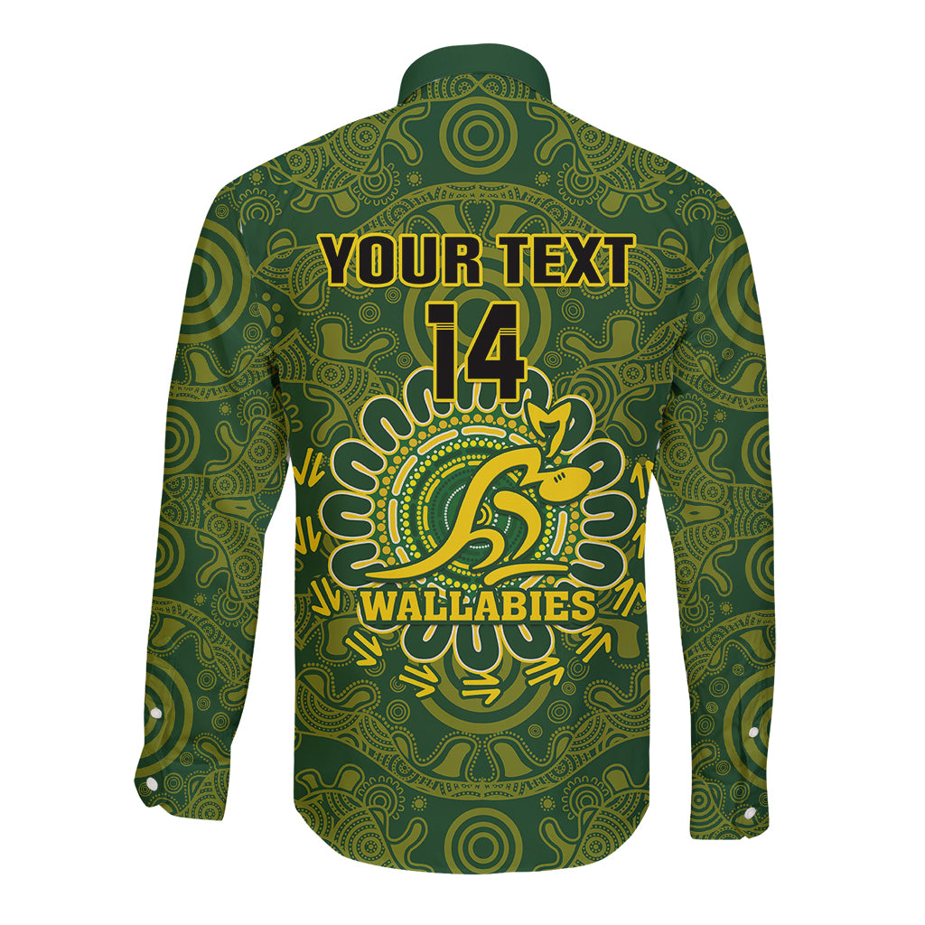 personalised-australia-rugby-long-sleeve-button-shirt-wallabies-2023-go-champions-indigenous-art