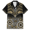 Collingwood Football Hawaiian Shirt Go Magpies Aboriginal Mix Polynesian Pattern LT14