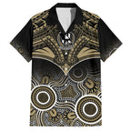 Collingwood Football Hawaiian Shirt Go Magpies Aboriginal Mix Polynesian Pattern LT14