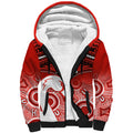 Sydney Swans Football Sherpa Hoodie Go Swannies Aboriginal Mix Polynesian Pattern LT14