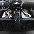 Personalised New Zealand Darts Car Mats Silver Fern Aotearoa Maori Pattern - Aussie Hoodie