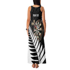 Personalised New Zealand Darts Family Matching Tank Maxi Dress and Hawaiian Shirt Silver Fern Aotearoa Maori Pattern - Aussie Hoodie