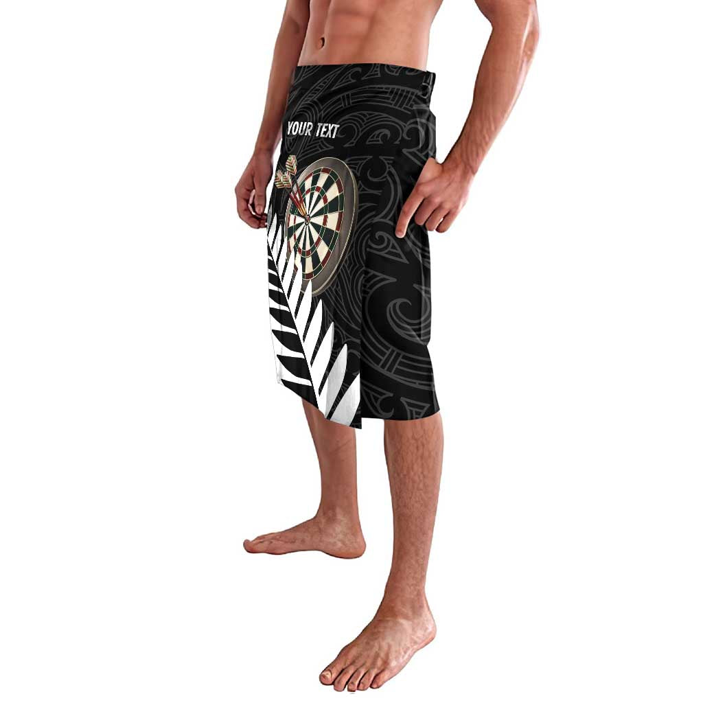 Personalised New Zealand Darts Lavalava Silver Fern Aotearoa Maori Pattern - Aussie Hoodie