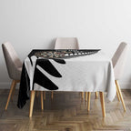 Personalised New Zealand Darts Tablecloth Silver Fern Aotearoa Maori Pattern - Aussie Hoodie