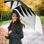 Personalised New Zealand Darts Umbrella Silver Fern Aotearoa Maori Pattern - Aussie Hoodie