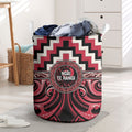Aotearoa Ngai Te Rangi Laundry Basket Maori Iwi Poutama Puhoro Tattoo