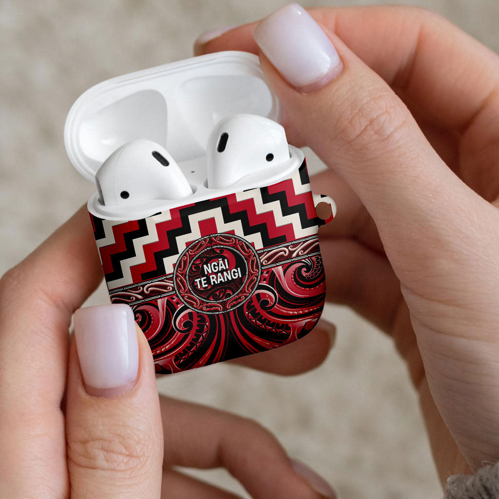 Aotearoa Ngai Te Rangi AirPods Case Maori Iwi Poutama Puhoro Tattoo
