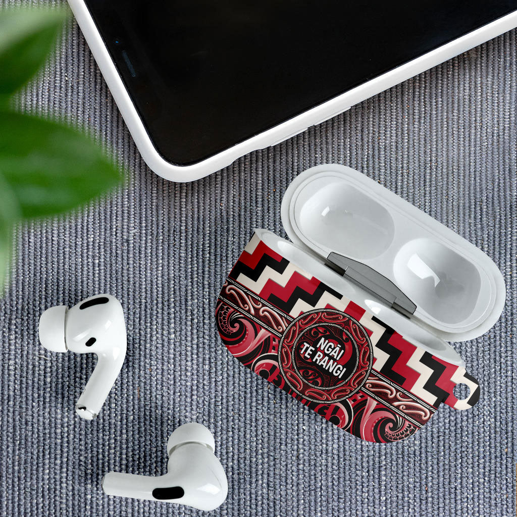Aotearoa Ngai Te Rangi AirPods Case Maori Iwi Poutama Puhoro Tattoo