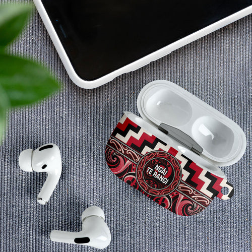 Aotearoa Ngai Te Rangi AirPods Case Maori Iwi Poutama Puhoro Tattoo
