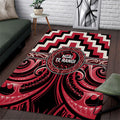 Aotearoa Ngai Te Rangi Area Rug Maori Iwi Poutama Puhoro Tattoo