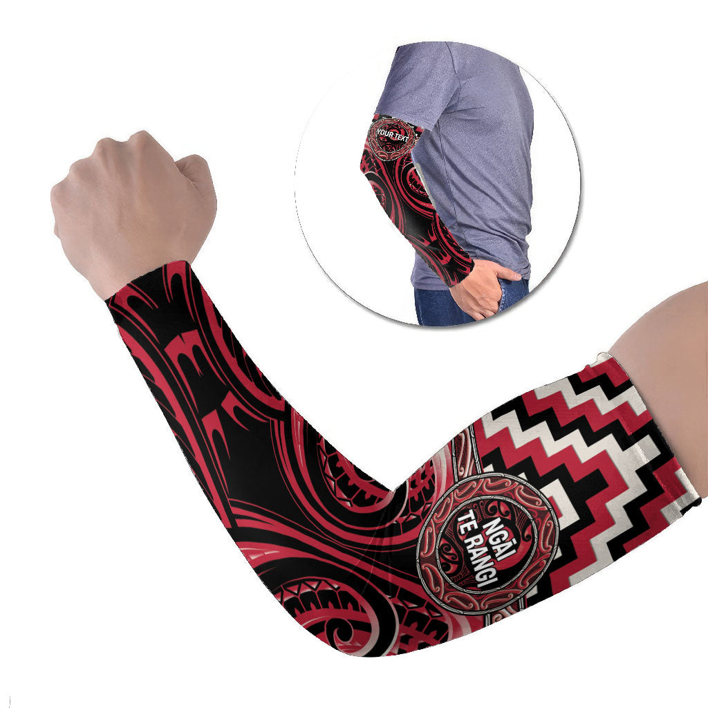 Aotearoa Ngai Te Rangi Personalised Arm Sleeves Maori Iwi Poutama Puhoro Tattoo