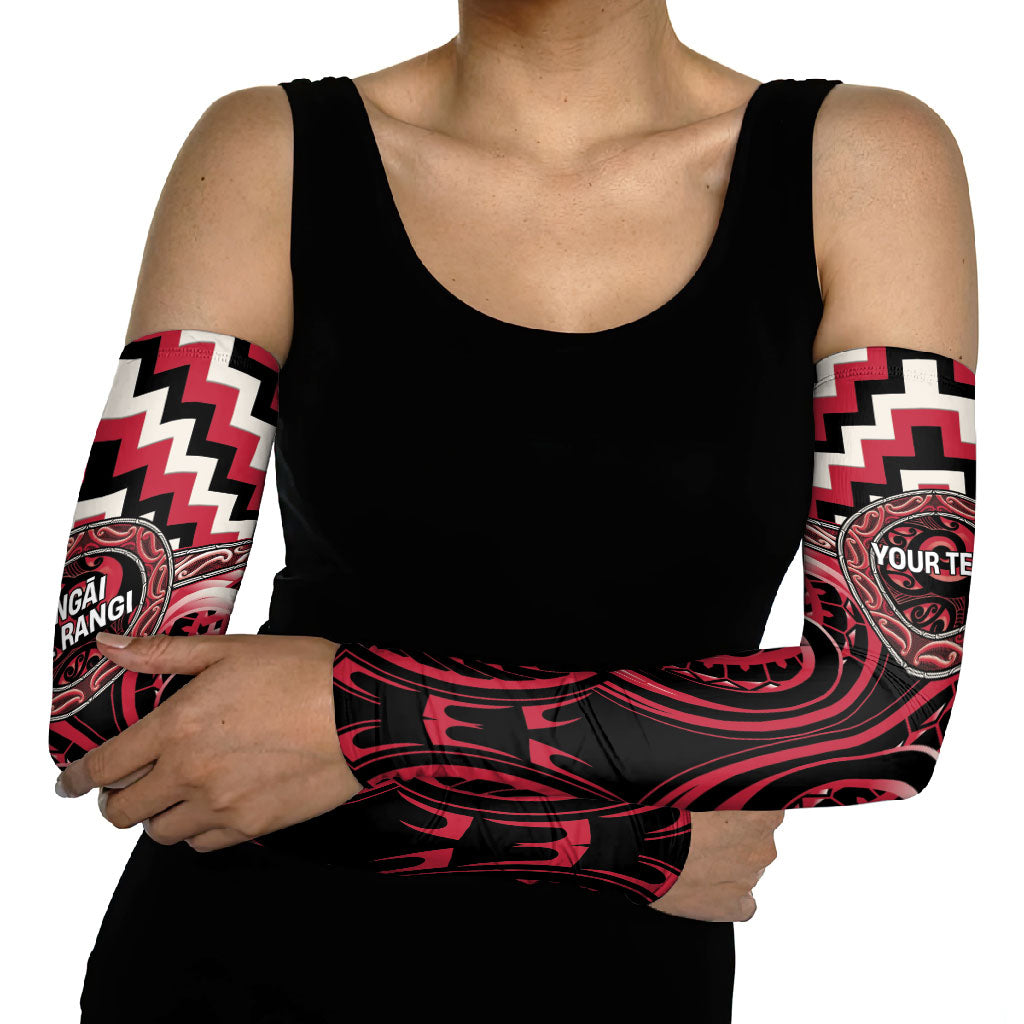 Aotearoa Ngai Te Rangi Personalised Arm Sleeves Maori Iwi Poutama Puhoro Tattoo