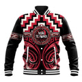 Aotearoa Ngai Te Rangi Personalised Baseball Jacket Maori Iwi Poutama Puhoro Tattoo
