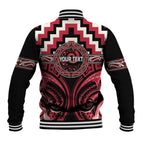 Aotearoa Ngai Te Rangi Personalised Baseball Jacket Maori Iwi Poutama Puhoro Tattoo