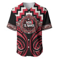 Aotearoa Ngai Te Rangi Personalised Baseball Jersey Maori Iwi Poutama Puhoro Tattoo