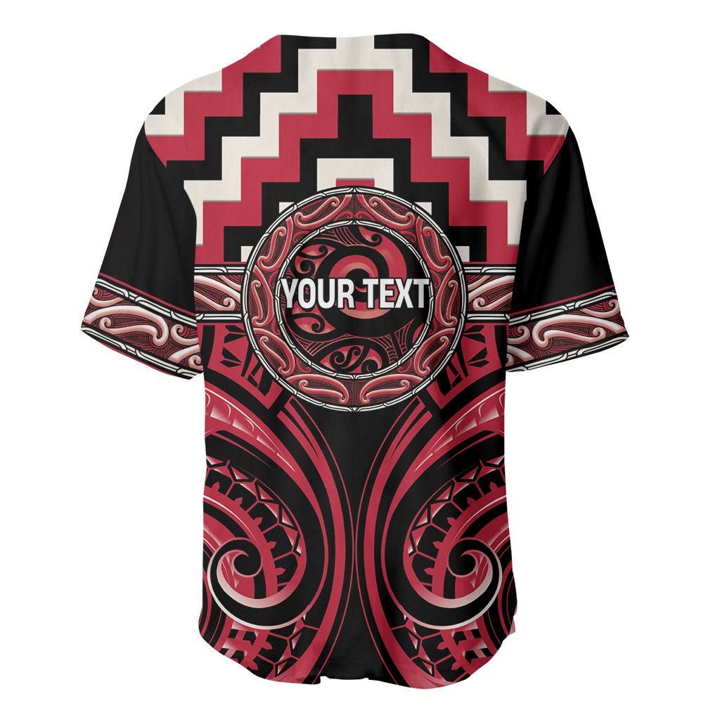 Aotearoa Ngai Te Rangi Personalised Baseball Jersey Maori Iwi Poutama Puhoro Tattoo