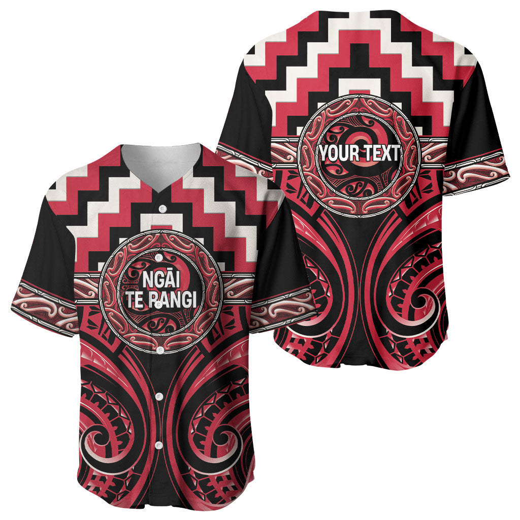 Aotearoa Ngai Te Rangi Personalised Baseball Jersey Maori Iwi Poutama Puhoro Tattoo