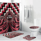 Aotearoa Ngai Te Rangi Bathroom Set Maori Iwi Poutama Puhoro Tattoo