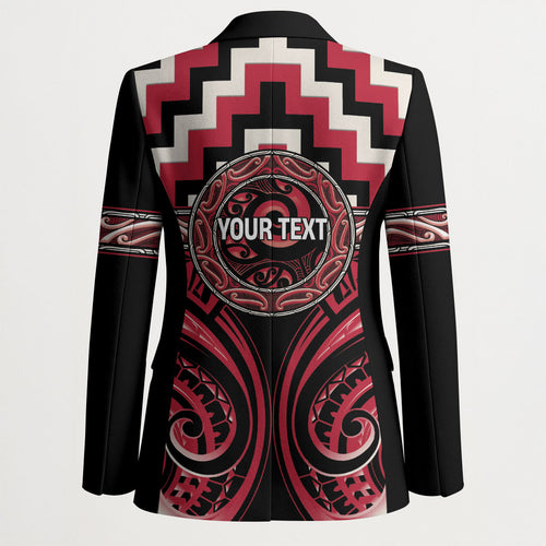 Aotearoa Ngai Te Rangi Personalised Blazer Maori Iwi Poutama Puhoro Tattoo