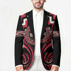 Aotearoa Ngai Te Rangi Personalised Blazer Maori Iwi Poutama Puhoro Tattoo