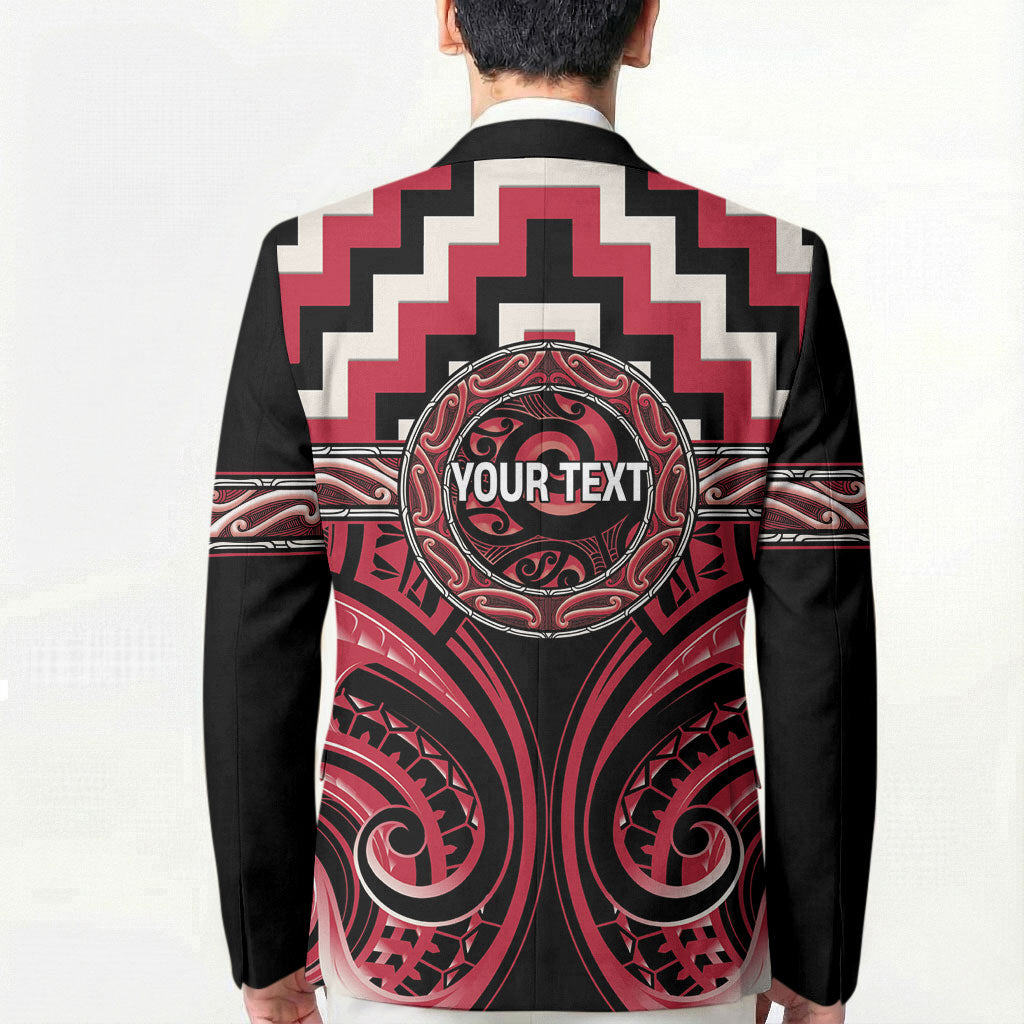 Aotearoa Ngai Te Rangi Personalised Blazer Maori Iwi Poutama Puhoro Tattoo
