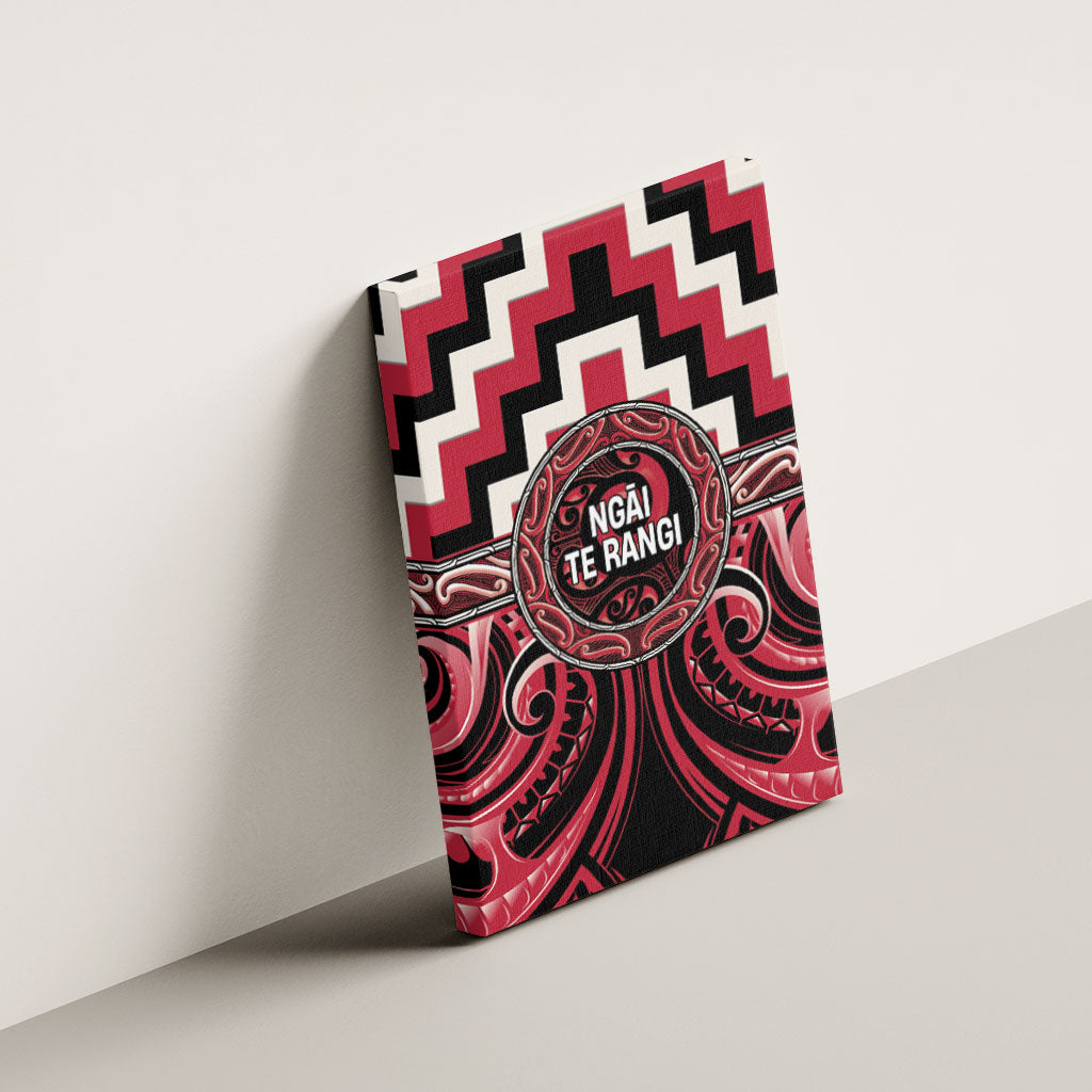 Aotearoa Ngai Te Rangi Canvas Wall Art Maori Iwi Poutama Puhoro Tattoo