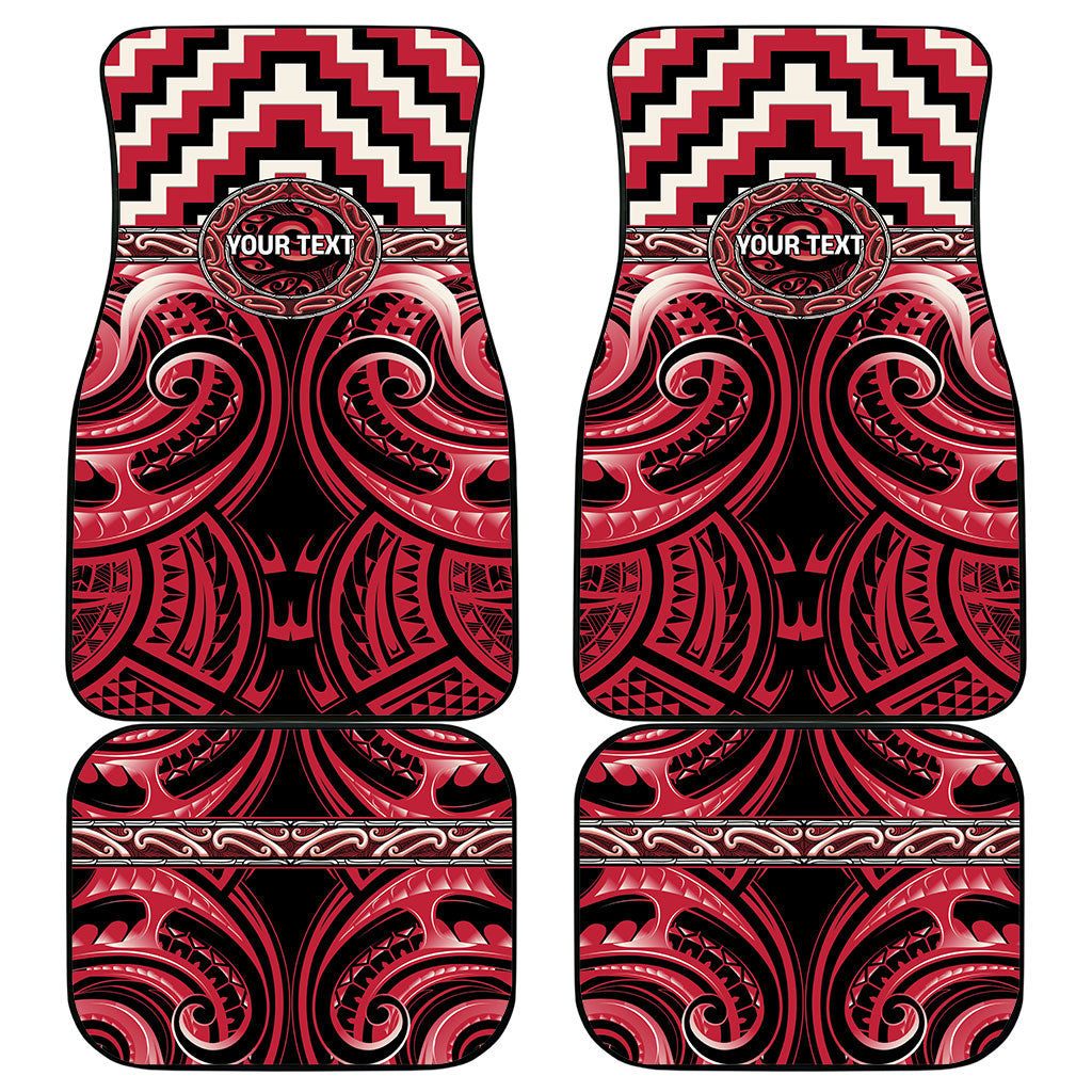 Aotearoa Ngai Te Rangi Personalised Car Mats Maori Iwi Poutama Puhoro Tattoo