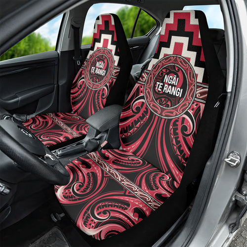 Aotearoa Ngai Te Rangi Car Seat Cover Maori Iwi Poutama Puhoro Tattoo