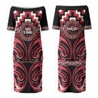 Aotearoa Ngai Te Rangi Personalised Couples Matching Puletasi and Hawaiian Shirt Maori Iwi Poutama Puhoro Tattoo