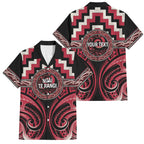 Aotearoa Ngai Te Rangi Personalised Family Matching Summer Maxi Dress and Hawaiian Shirt Maori Iwi Poutama Puhoro Tattoo