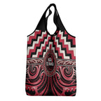 Aotearoa Ngai Te Rangi Grocery Bag Maori Iwi Poutama Puhoro Tattoo