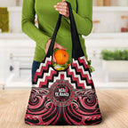 Aotearoa Ngai Te Rangi Grocery Bag Maori Iwi Poutama Puhoro Tattoo