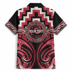 Aotearoa Ngai Te Rangi Personalised Hawaiian Shirt Maori Iwi Poutama Puhoro Tattoo