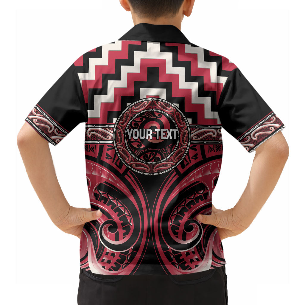 Aotearoa Ngai Te Rangi Personalised Hawaiian Shirt Maori Iwi Poutama Puhoro Tattoo