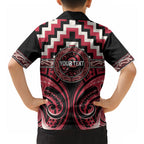 Aotearoa Ngai Te Rangi Personalised Hawaiian Shirt Maori Iwi Poutama Puhoro Tattoo
