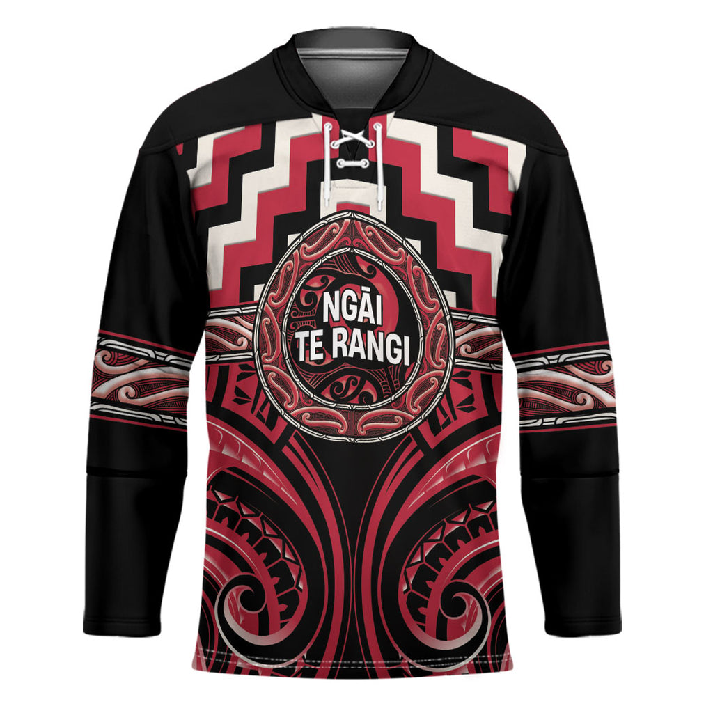 Aotearoa Ngai Te Rangi Personalised Hockey Jersey Maori Iwi Poutama Puhoro Tattoo