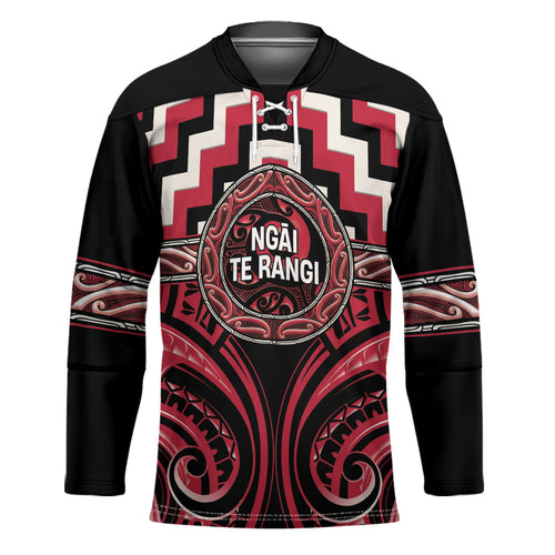 Aotearoa Ngai Te Rangi Personalised Hockey Jersey Maori Iwi Poutama Puhoro Tattoo