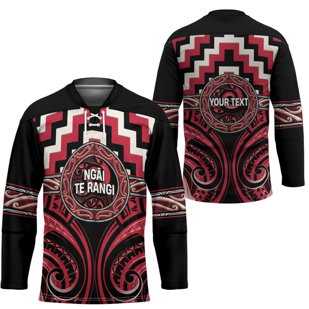 Aotearoa Ngai Te Rangi Personalised Hockey Jersey Maori Iwi Poutama Puhoro Tattoo