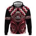 Aotearoa Ngai Te Rangi Personalised Hoodie Maori Iwi Poutama Puhoro Tattoo
