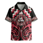 Aotearoa Ngai Te Rangi Personalised Kid Hawaiian Shirt Maori Iwi Poutama Puhoro Tattoo