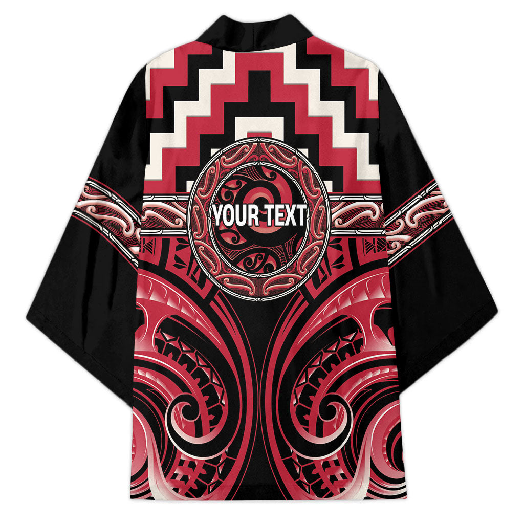 Aotearoa Ngai Te Rangi Personalised Kimono Maori Iwi Poutama Puhoro Tattoo