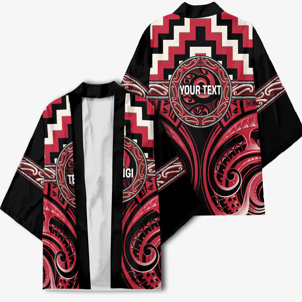 Aotearoa Ngai Te Rangi Personalised Kimono Maori Iwi Poutama Puhoro Tattoo