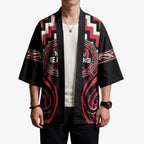 Aotearoa Ngai Te Rangi Personalised Kimono Maori Iwi Poutama Puhoro Tattoo