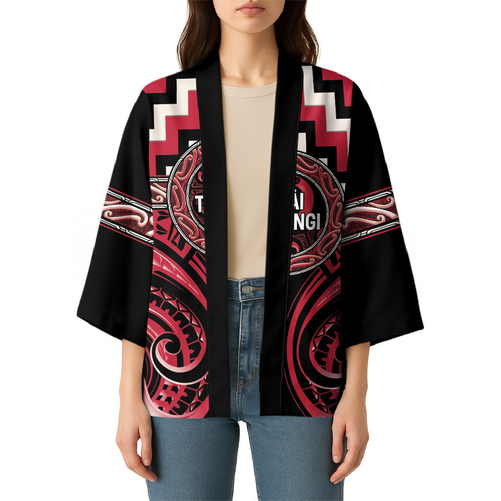 Aotearoa Ngai Te Rangi Personalised Kimono Maori Iwi Poutama Puhoro Tattoo