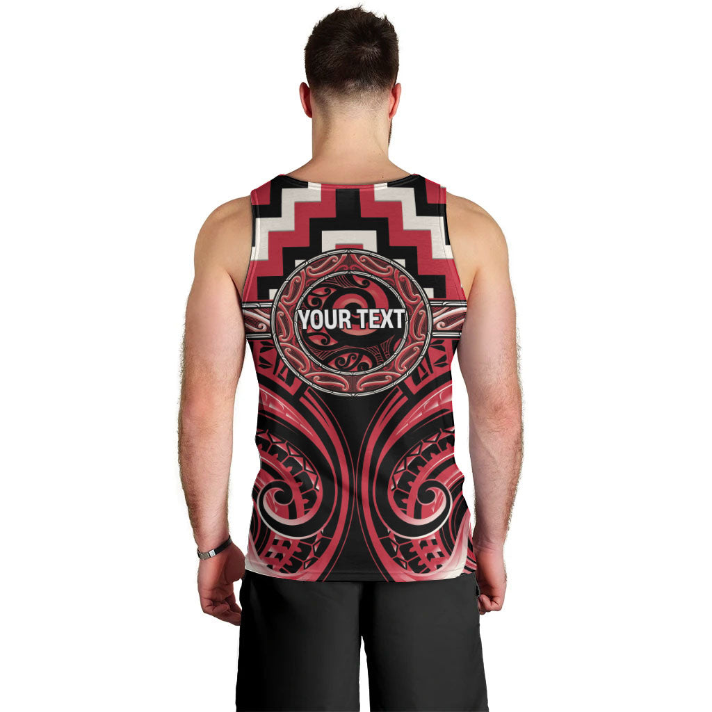 Aotearoa Ngai Te Rangi Personalised Men Tank Top Maori Iwi Poutama Puhoro Tattoo