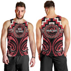 Aotearoa Ngai Te Rangi Personalised Men Tank Top Maori Iwi Poutama Puhoro Tattoo
