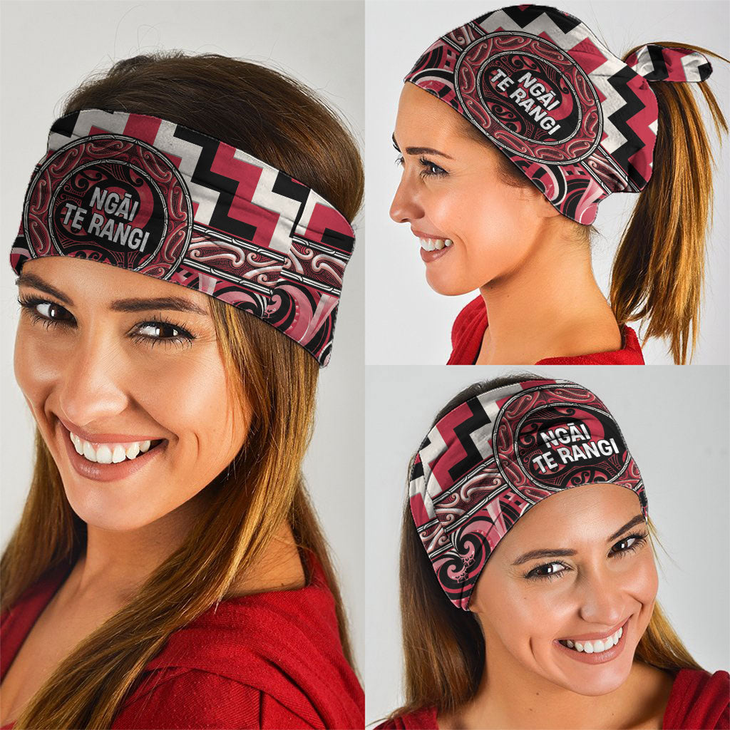 Aotearoa Ngai Te Rangi Neck Gaiter Maori Iwi Poutama Puhoro Tattoo